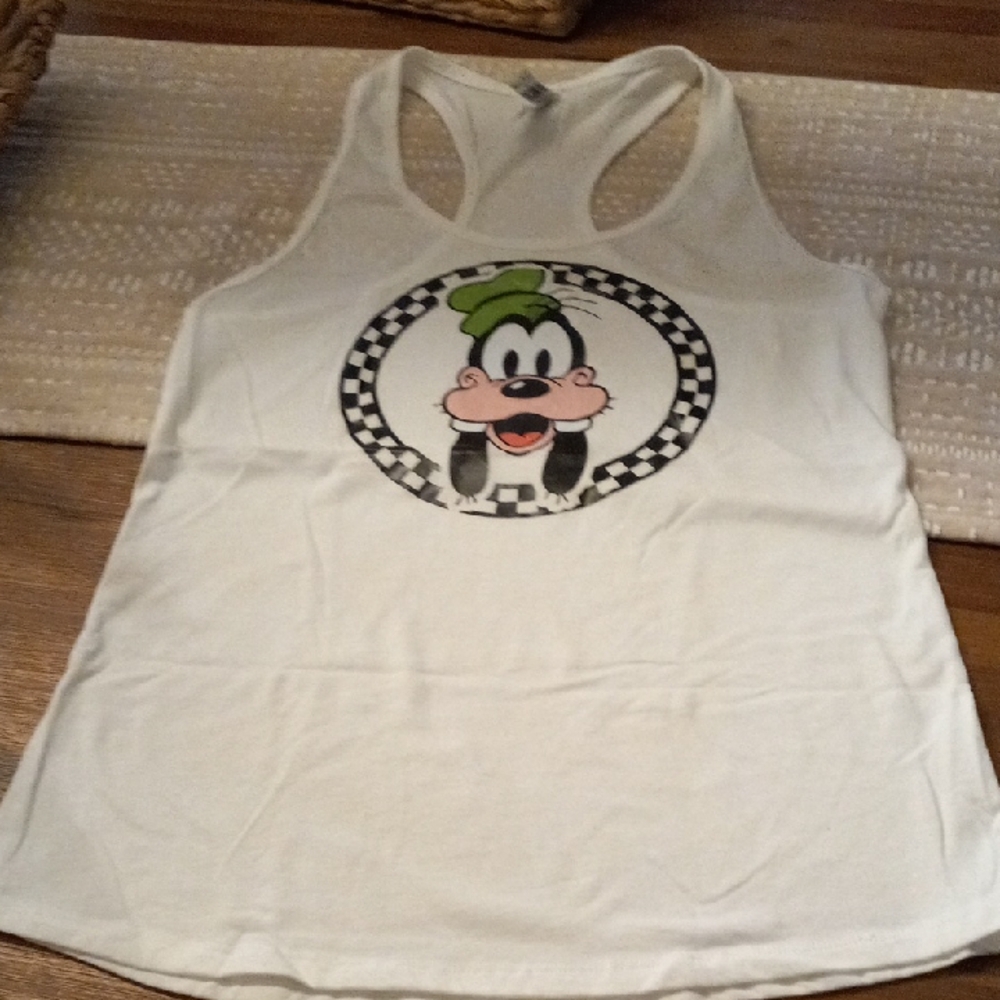 Goofy Graphic Racerback Tank Top - Picture 4 of 4
